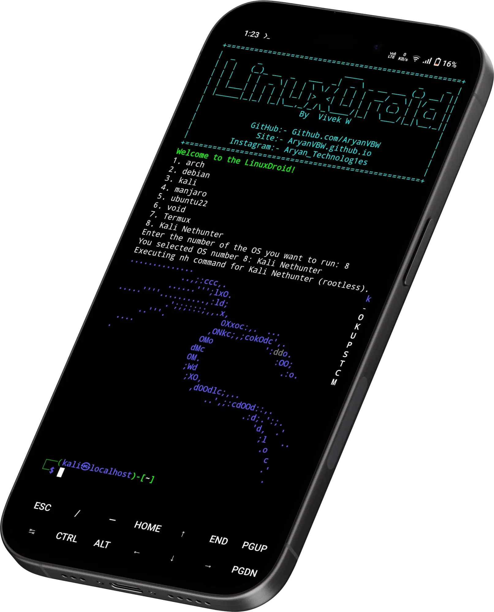 LinuxDroid website preview image